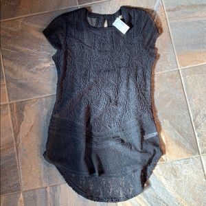 Black lace top never worn